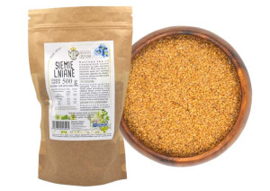 Siemię Lniane Ziarno 0,5kg Naturalnie Świeże I Zdrowe