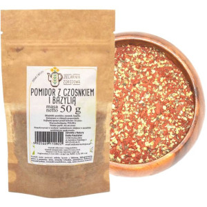 Pomidor Z Czosnkiem I Bazylią 50g Naturalnie Świeże I Zdrowe