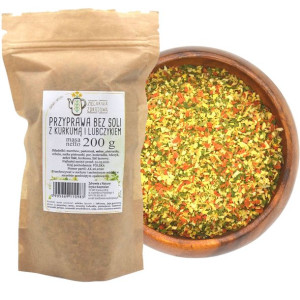 Przyprawa Z Kurkumą I Lubczykiem Bez Soli 200g Naturalnie Świeże I Zdrowe