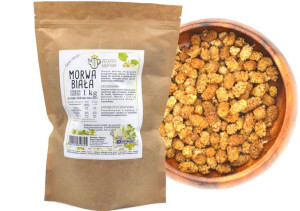 Morwa Biała Owoc 1kg Naturalnie Świeże I Zdrowe