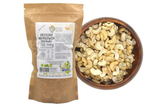 Orzech Nerkowca Połówki 500g Naturalnie Świeże I Zdrowe