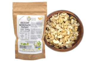 Orzech Nerkowca Połówki 200g Naturalnie Świeże I Zdrowe