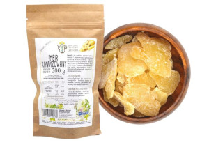 Imbir Kandyzowany Płatek 200g Naturalnie Świeże I Zdrowe