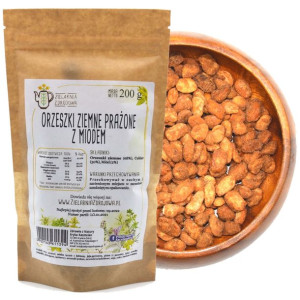 Orzeszki Ziemne Prażone Z Miodem 200g Naturalnie Świeże I Zdrowe