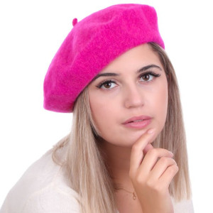 Beret damski w stylu francuskim