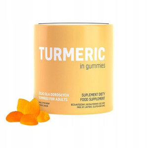 Noble Health Kurkuma w żelkach smak cytrynowy 60