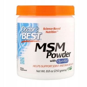 Doctor's Best Siarka MSM na stawy z OptiMSM 250g