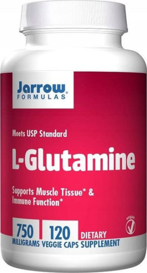 Jarrow Formulas L-Glutamine Jelita 750 mg 120 kaps