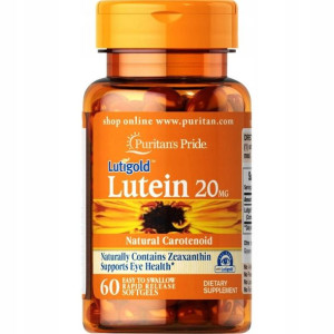 Puritan's LUTEINA 20mg 60k OCHRONA OCZU, WZROK
