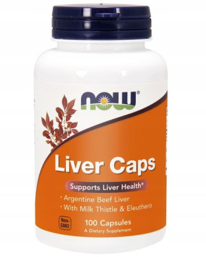 Now Foods Liver Caps Wsparcie wątroby 100 kapsułek