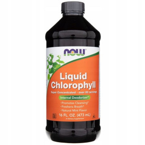 Now Liquid Chlorophyll Chlorofil w płynie 473 ml