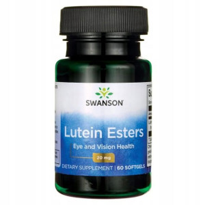 Swanson Luteina 20mg 60k Ochrona Oczu, Wzrok Oczy