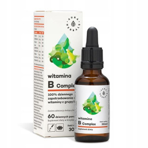 Aura Witamina B Complex B1 B2 B3 B6 B12 Biotyna