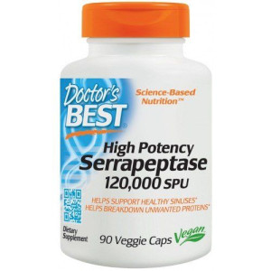 Doctor's Best ENZYM Serrapeptase 120 000 SPU 90K