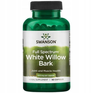 Swanson White Willow Bark Kora wierzby 400mg 90K
