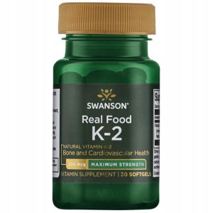Swanson Witamina K2 Mk-7 200 Mcg 30 Vc Wapń Kości