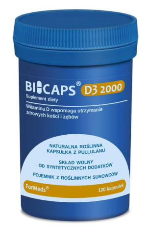 ForMeds Witamina D3 2000 na KOŚCI ZĘBY D-3 120k