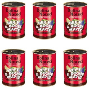 DOLINA NOTECI SUPERFOOD Karma Wołowina z Sercami z Gęsi 6 x 400g
