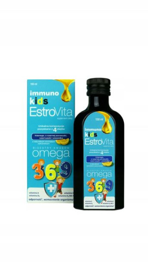Estrovita Immuno Kids Omega 3-6-9 Odporność 150 ml