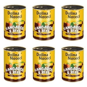 DOLINA NOTECI SUPERFOOD Karma Mięso z Kangura oraz Wołowinę 6 x 400g