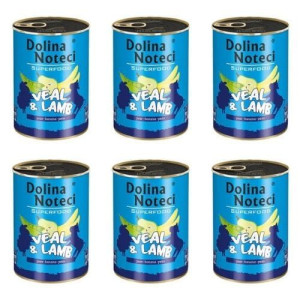DOLINA NOTECI SUPERFOOD Karma Cielęcina z Jagnięciną 6 x 400g