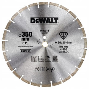 Dewalt Tarcza Diamentowa 350x25,4mm Dt40213