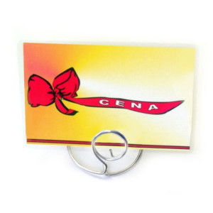 Etykiety cenowe laminowane - cenówki ze wstążką - 65x95 mm