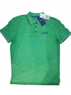 Bluzka koszulka polo zielona Tom Tailor r. M