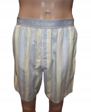 CALVIN KLEIN męskie SPODENKI od piżamy w paski L