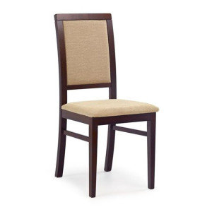 Krzesło SYLWEK 1 Halmar CIEMNY ORZECH-TORENT BEIGE