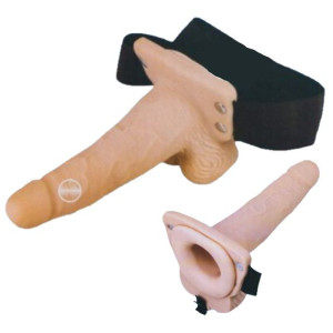 Nakładka na Penisa Strap on z wibracjami 16,5cm