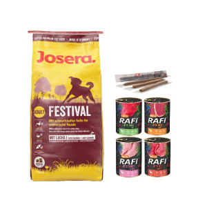 Pakiet Josera Festival Łosoś 15 kg + 6 GRATISÓW!