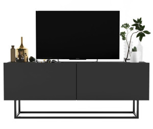 Szafka RTV Loft Industrialna komoda RTV Loft grafit MAT 120 cm