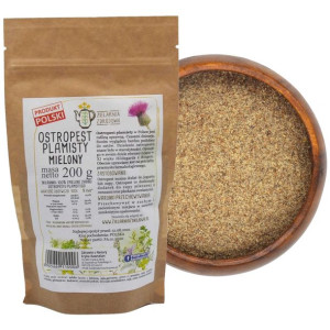 Ostropest Plamisty Mielony 200g Naturalnie Świeże I Zdrowe