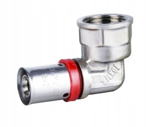 Kolano pex 20x3/4 GW zaprasowywane zaciskana