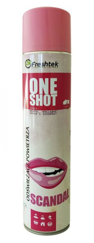 FRESHTEK One Shot Odświeżacz SCANDAL 600ml