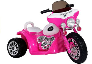Motor na Akumulator E-Trike Ciemnoróżowy