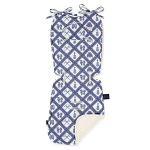 LA MILLOU wkładka do wózka Stroller Pad Folk Mosaic Denim Rafaello