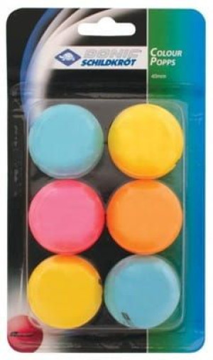 Donic Schildkrot Colour Popps 6 sztuk