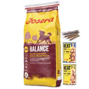 Pakiet Josera Balance Niskotłuszczowa Niskobiałkowa Senior 15 kg + 4 GRATIS