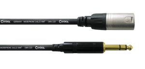 Kabel przewód sygnałowy XLR - Jack 6,3 mm 1,5 m Cordial