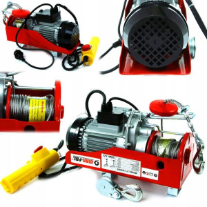 Wciągarka Wyciągarka 230v Elektryczna Linowa 600kg