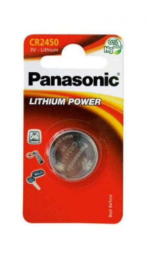 Bateria litowa Panasonic CR2450 620 mAh