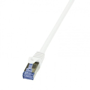 Kabel RJ45 LogiLink 0.5m biały