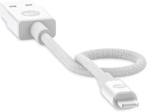 Kabel przewód Lightning-USB-A 9cm biały Mophie