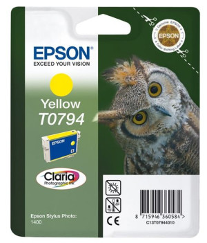 Tusz Epson T0794 Claria Photo - Żółty