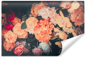 Fototapeta KWIATY Orchidea Róże Natura 3D 400x280
