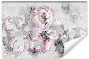 Fototapeta Abstrakcyjne PIWONIE Beton 3D 135x90