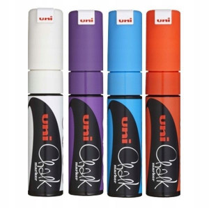 Marker Kredowy 4 Kolory Pwe-8k 8 Mm Uni