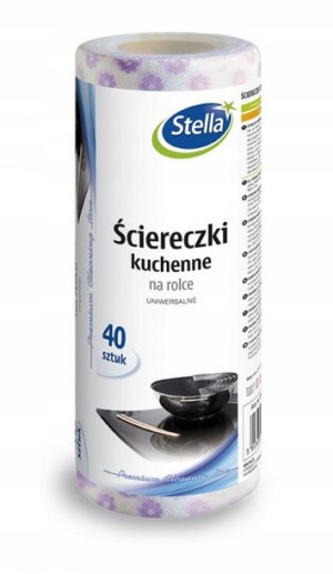 Ściereczki Kuchenne Na Rolce 40 Szt Stella